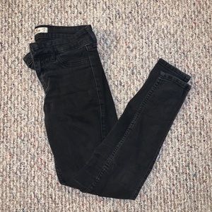Skinny Black Hollister jeans